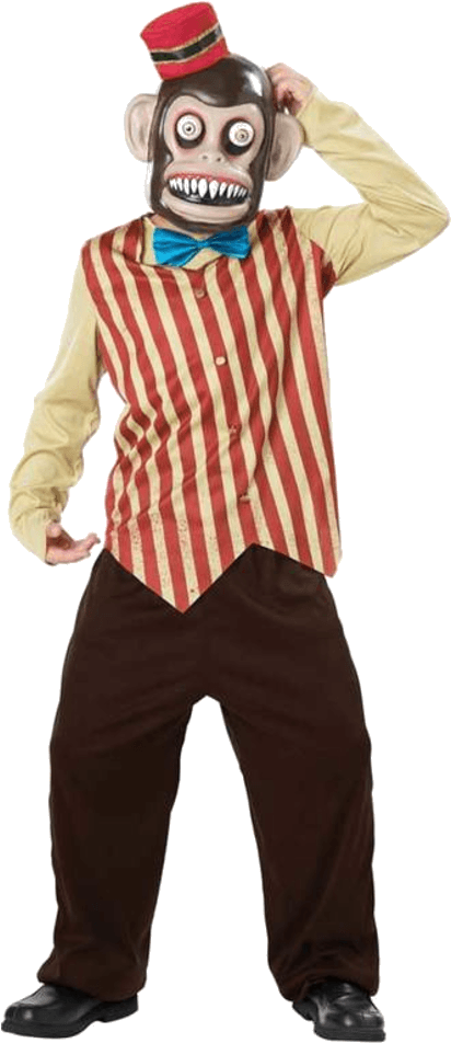 Child Toy Monkey Googly Eye Costume - Costume Hat (600x951), Png Download