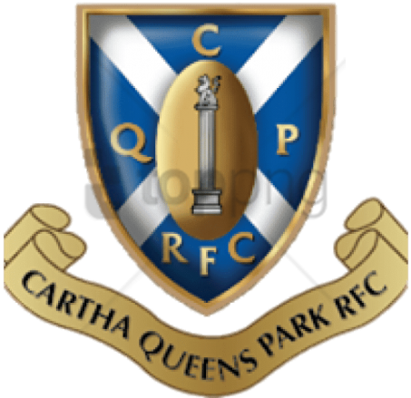 Free Png Download Cartha Queens Park Rugby Logo Png - Cartha Queens Park Rugby Club (850x447), Png Download