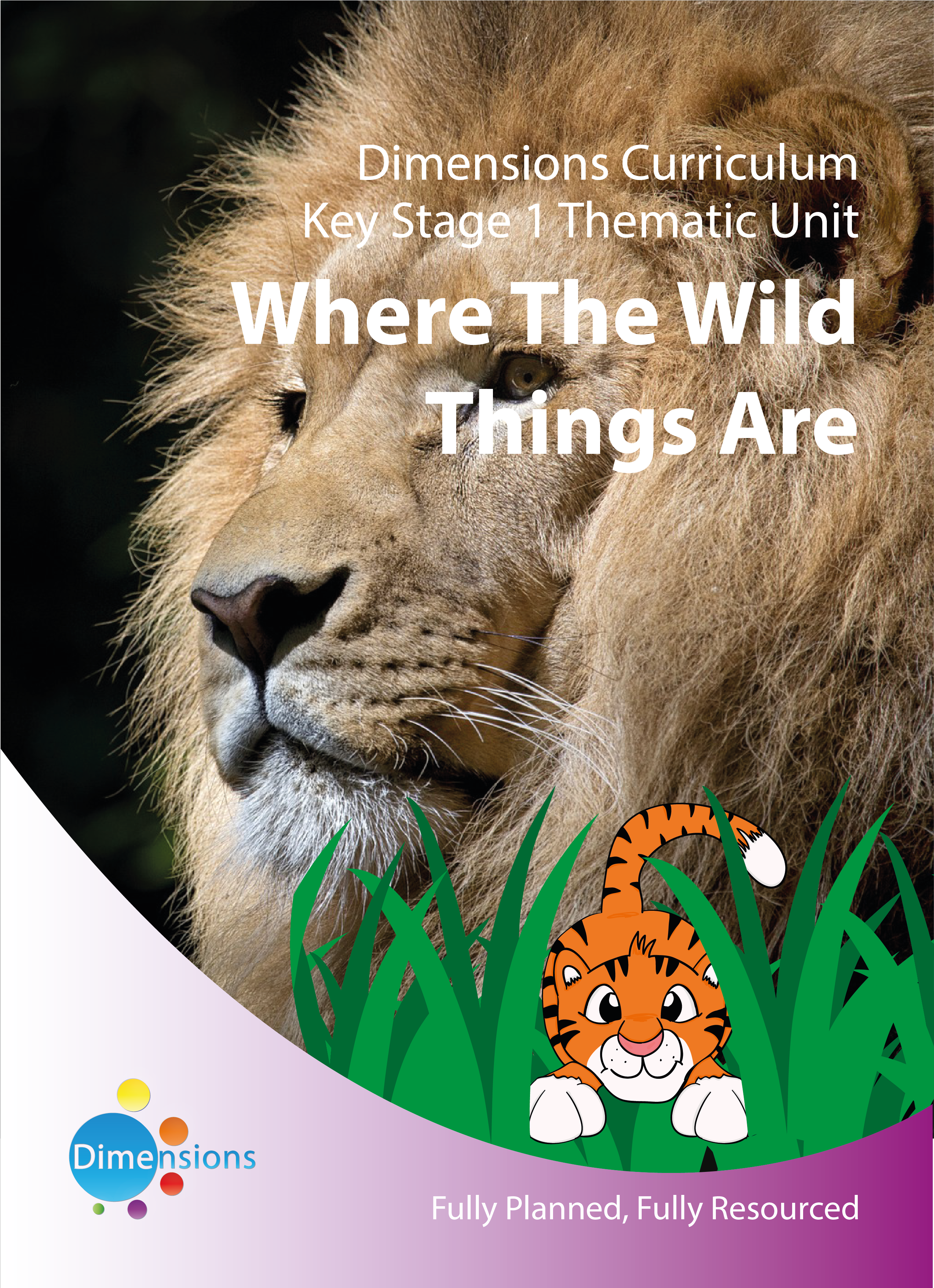 Where The Wild Things Are Front Cover - Masai Lion (7549x3979), Png Download
