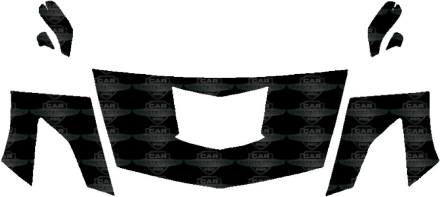 2014-2019 Chevrolet Corvette Stingray 3m Clear Bra - Coffee Table (889x398), Png Download