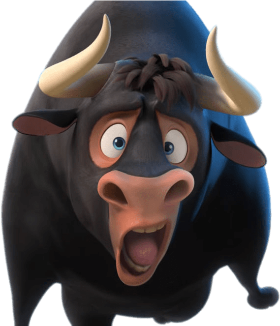 Download - Bull Cartoon Transparent Png (1000x662), Png Download