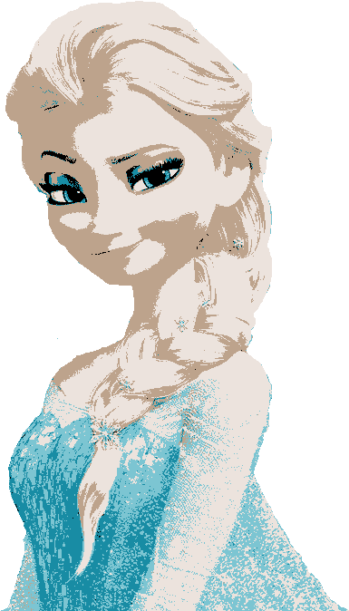 How I Could Use Kmeans In This Image And Obbtain The - Imagenes De Elsa Frozen Para Imprimir (500x750), Png Download