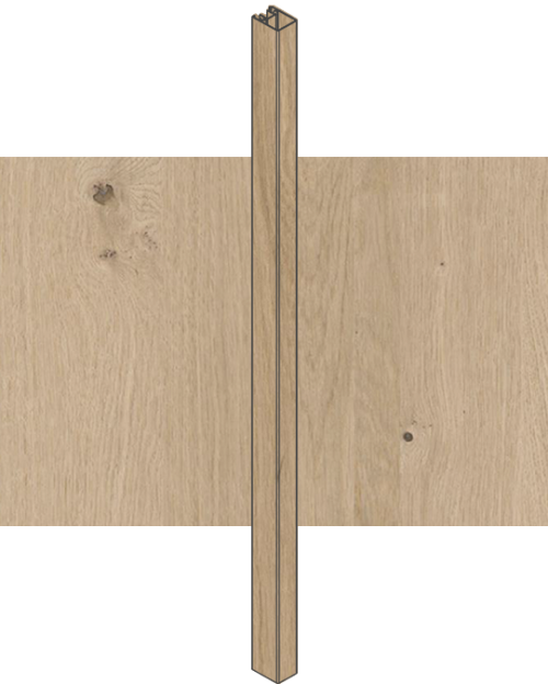 Lynes Pepper Oak - Plywood (500x624), Png Download