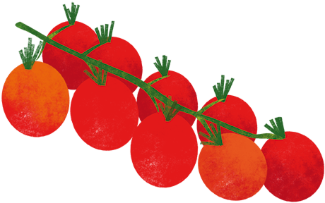 Cherry-tomato - Strawberry (595x842), Png Download
