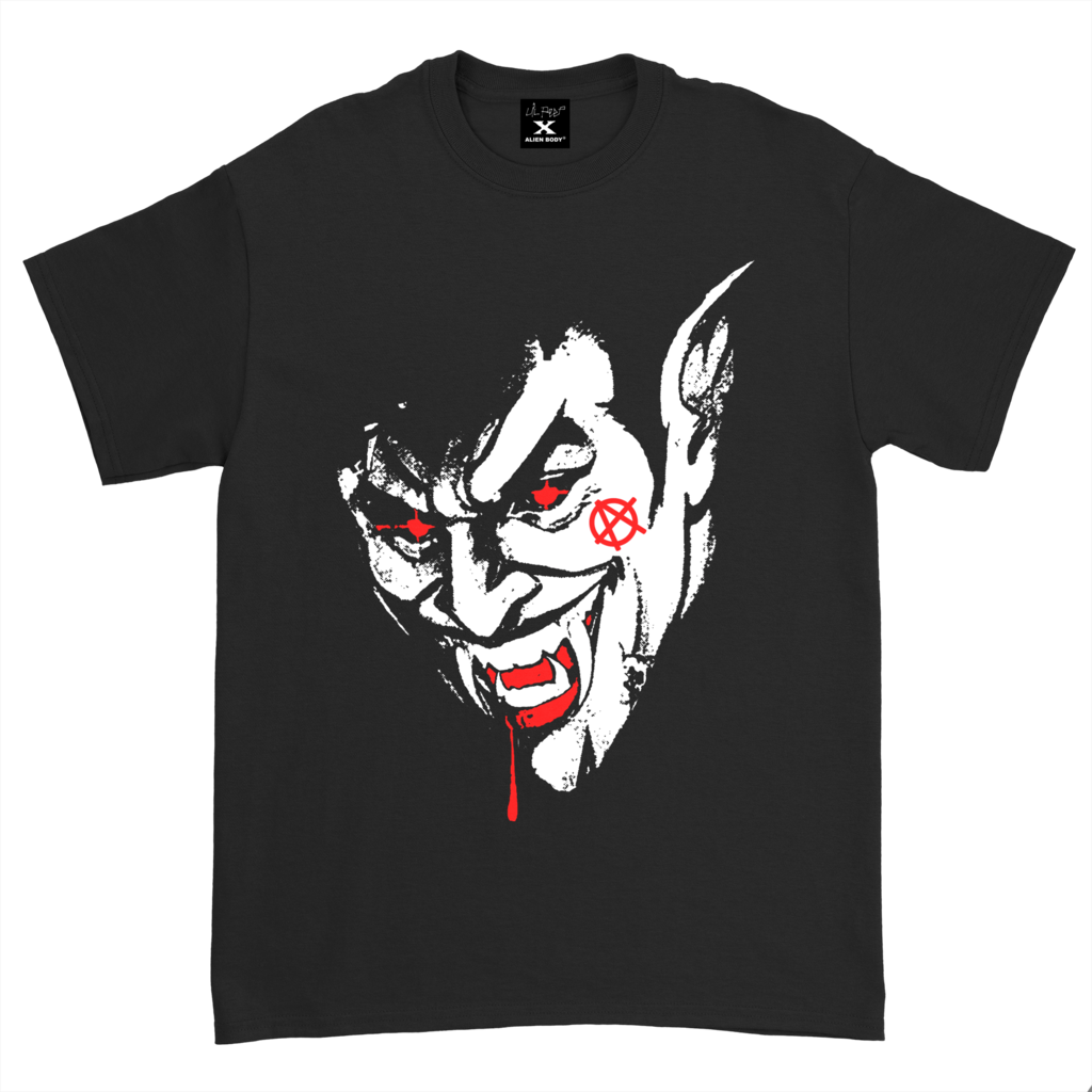 Lil Peep X Alien Body Anarchy Vampire Tee - Lil Peep X Alien Boy (1024x1024), Png Download