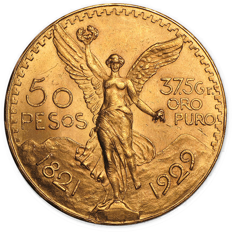 Mexican Centenario Obverse - Estados Unidos Mexico Coin (800x800), Png Download