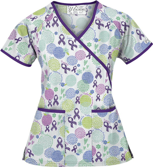 Wt668suo - Estampados Uniformes De Enfermería (600x720), Png Download