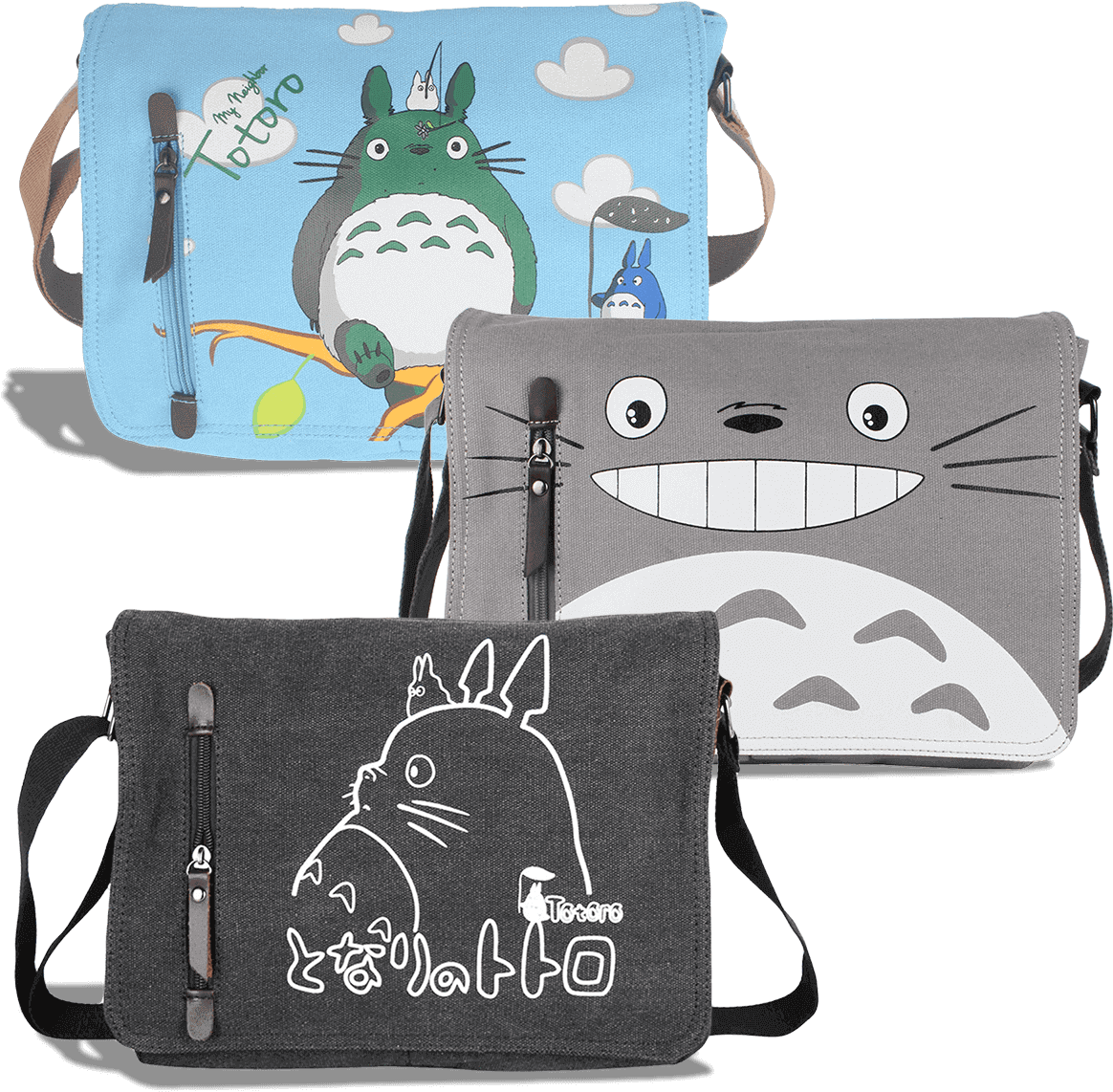 My Neighbour Totoro Sling Messenger Bag - My Neighbor Totoro (1200x1200), Png Download