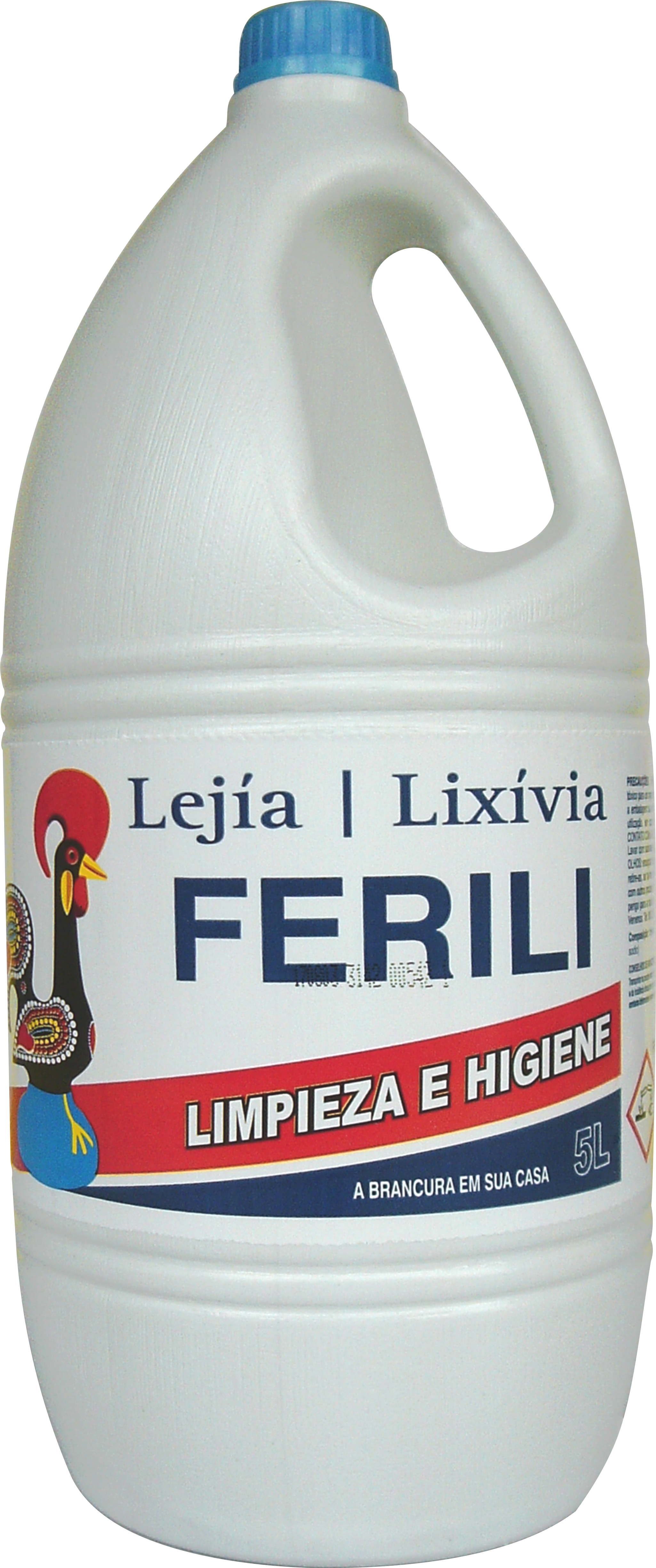 Bleach Ferili 5 Liters - Rooster (2050x4899), Png Download