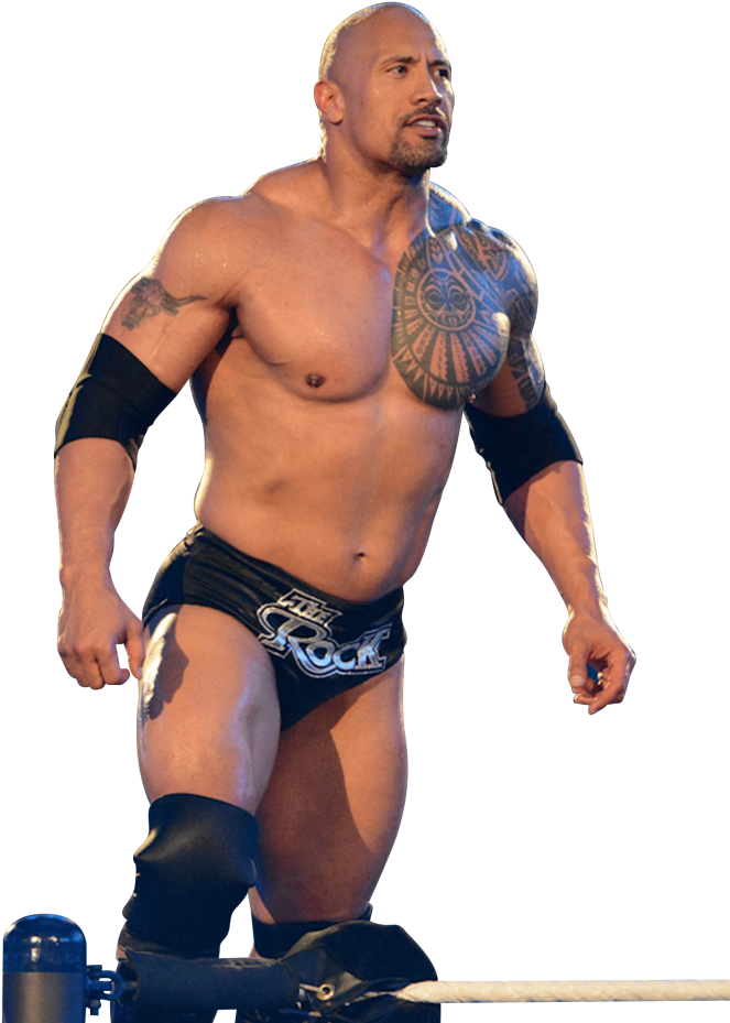 Rock Wrestling Young (715x953), Png Download