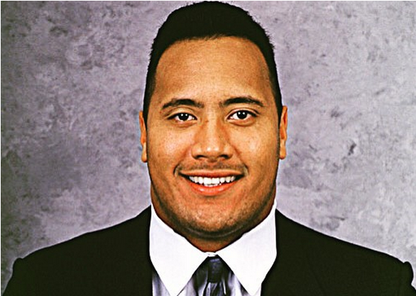 The Rock A Sus 22 Años - Dwayne Johnson Before The Rock (790x444), Png Download