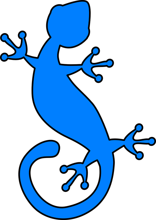 Southfields Primary School - Lizard Clipart Black (513x720), Png Download