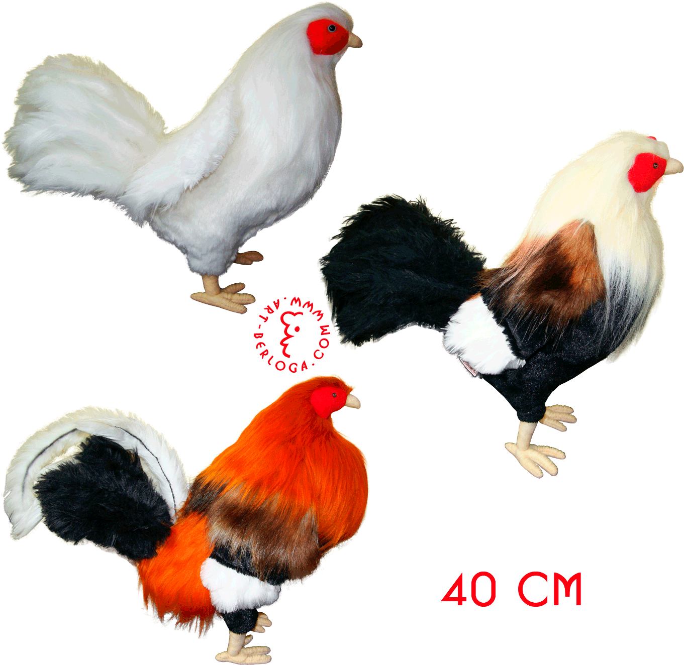 Exclusive Tailoring Of Plush Model For Collector - Rooster Fighting Toys (1500x1500), Png Download