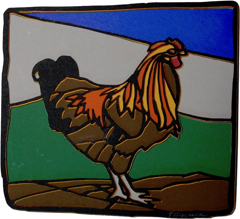 Rooster (853x853), Png Download