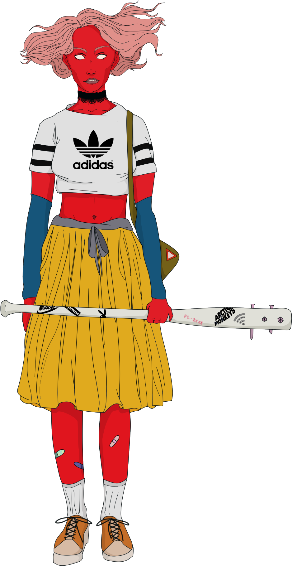 Bape Drawing Outfit - Cosplay (1250x1920), Png Download