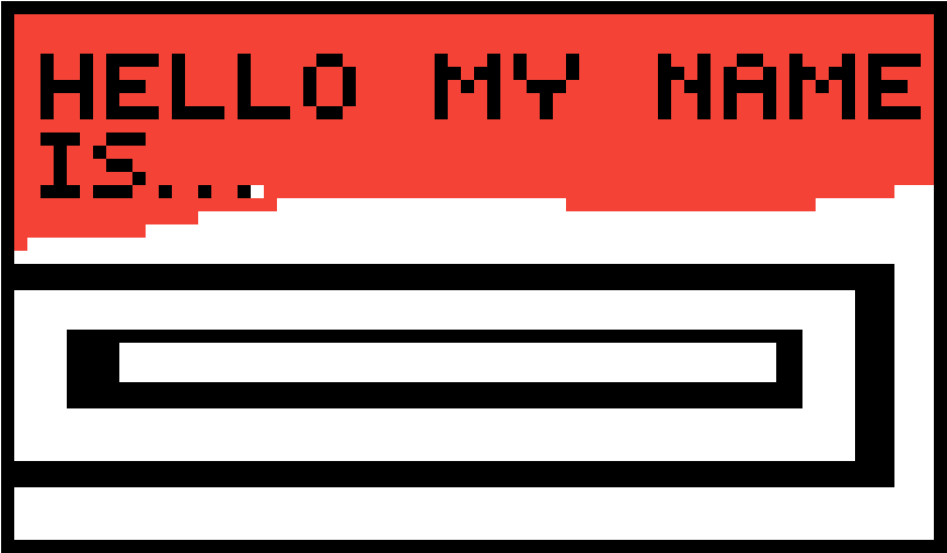 Hello My Name Is - Game Over (1200x1200), Png Download