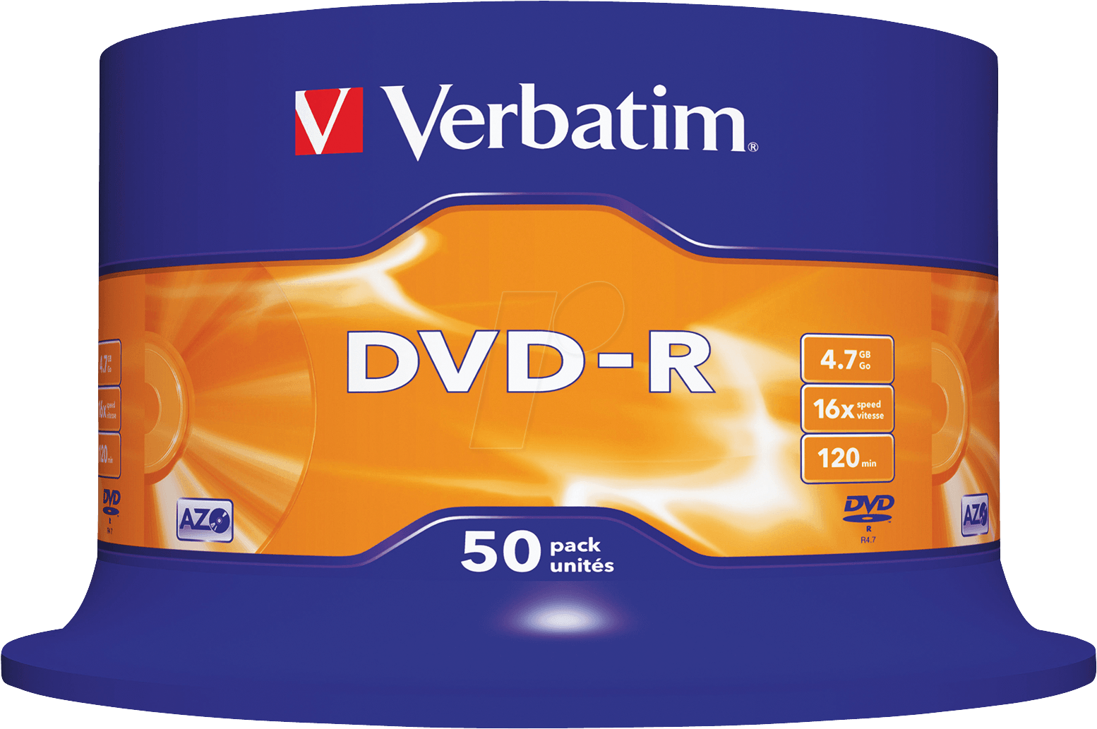 Dvd-r4,7 Ver50 - Dvd Disc Verbatim (1560x1035), Png Download