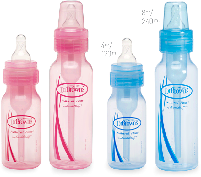 Pink Blue - Baby Bottle Vent (668x592), Png Download