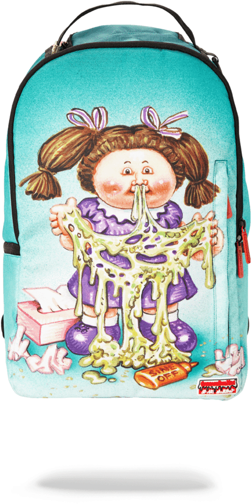 Sprayground- Garbage Pail Kids Leaky Lindsay Backpack - Classic Garbage Pail Kids (900x1148), Png Download