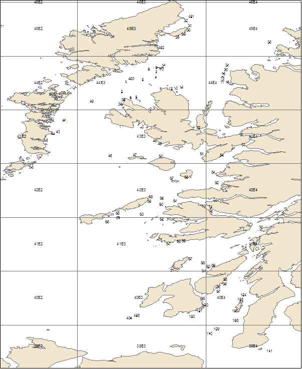 Scallop Dredge Sites - Map (603x737), Png Download