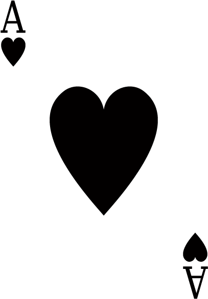 700 X 700 8 - Black Ace Of Hearts (700x700), Png Download