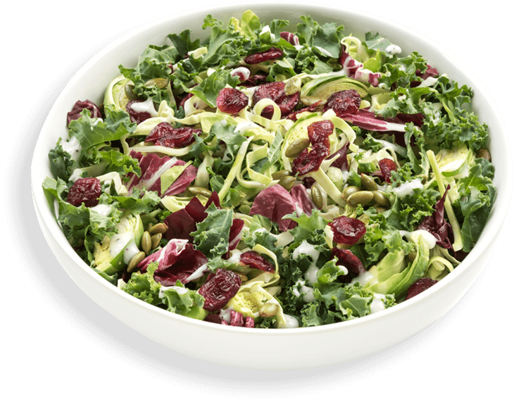 View Nutrition Facts - Costco Sweet Kale Salad With Avocado (730x571), Png Download
