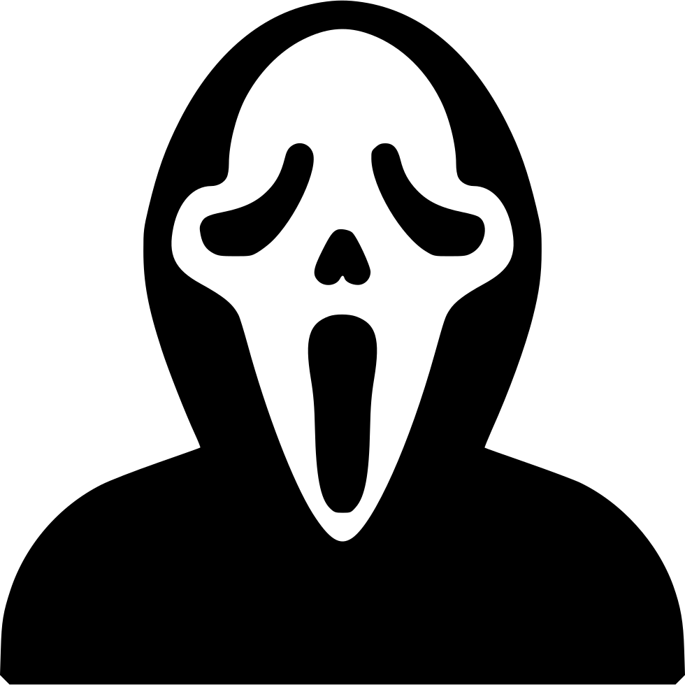 Png File - Ghostface Vector (980x980), Png Download