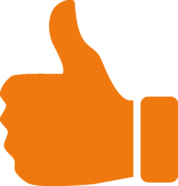 Graphic Free Download Newquay Storage Home Units Cornwall - Thumbs Up Icon Orange (570x597), Png Download