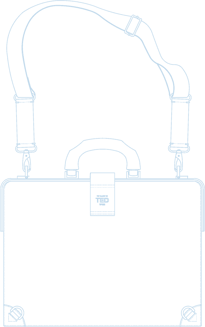 Briefcase Sketch Alt - Sketch (693x1103), Png Download