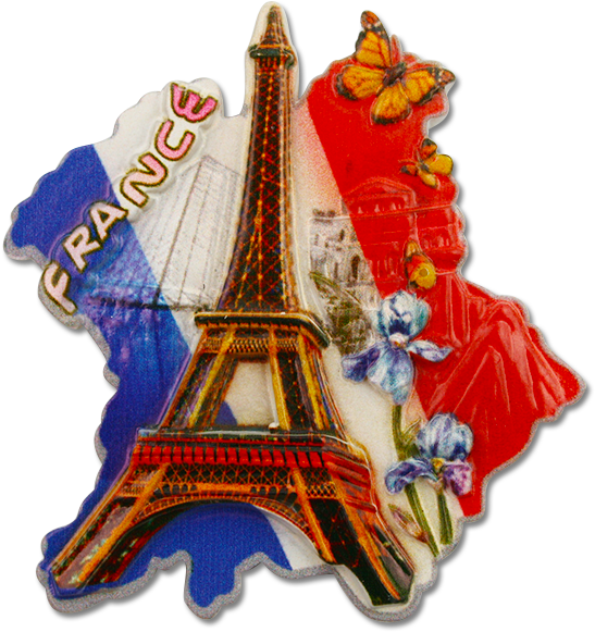 Resin Magnet For Souvenir Paris - Pagoda (800x800), Png Download