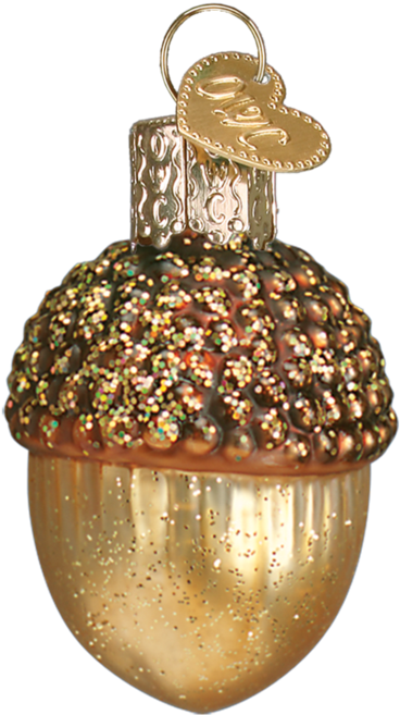 Small Acorn Ornament Small Acorn Ornament - Old World Christmas (1024x1024), Png Download