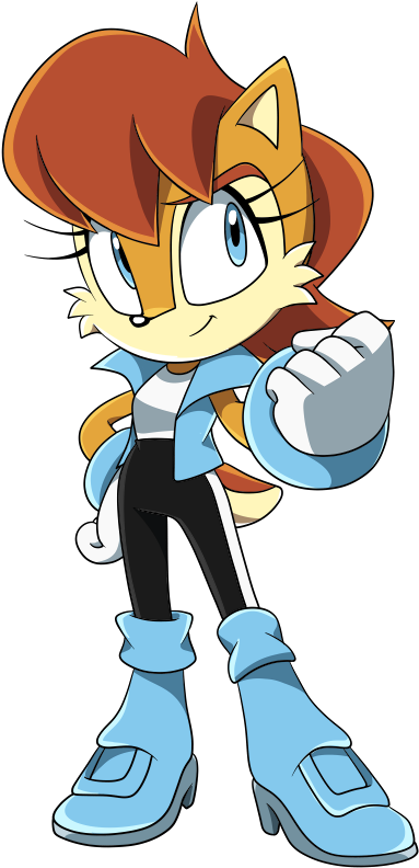 Sally Acorn - Sonic Sally (500x800), Png Download
