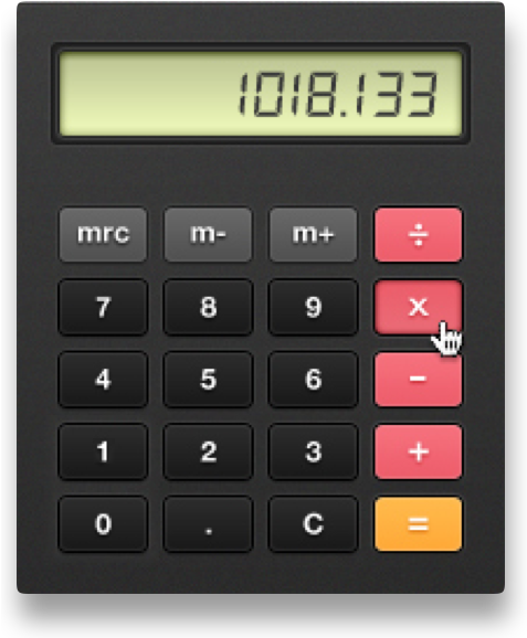 Gross Profit Calculator - Calculator (615x654), Png Download