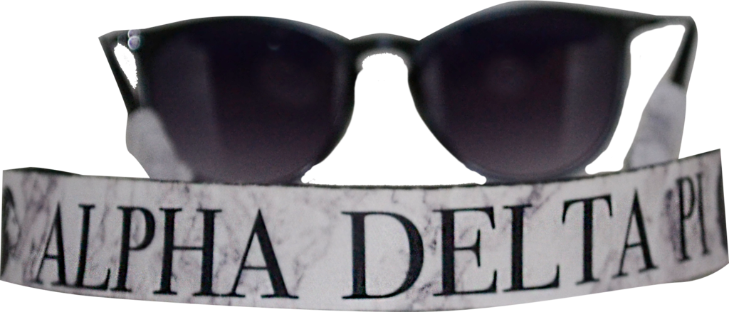 Alpha Delta Pi Sunglass Strap Marble Theme - Plastic (1024x439), Png Download