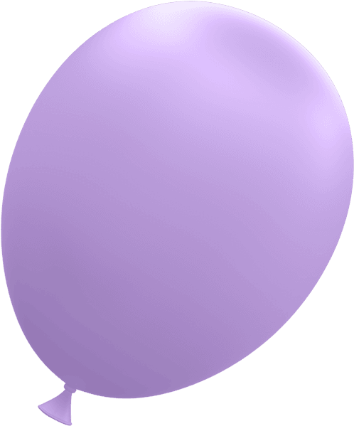 Word Party Balloon Purple 650 - Circle (650x650), Png Download