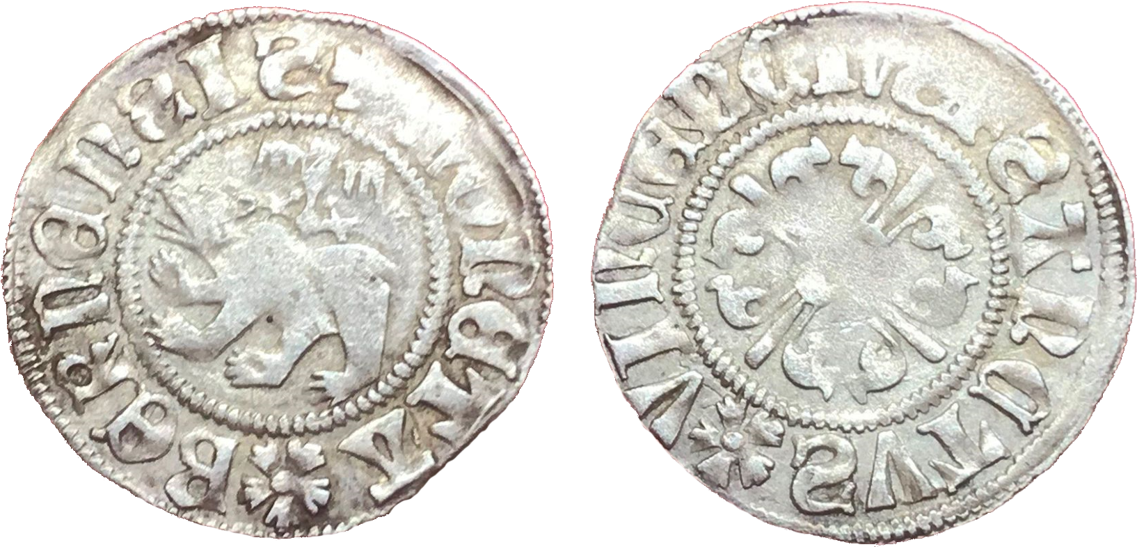 1 Funfer, Bear Left In Dotted Circle, Circular Legend - Coin (1712x834), Png Download