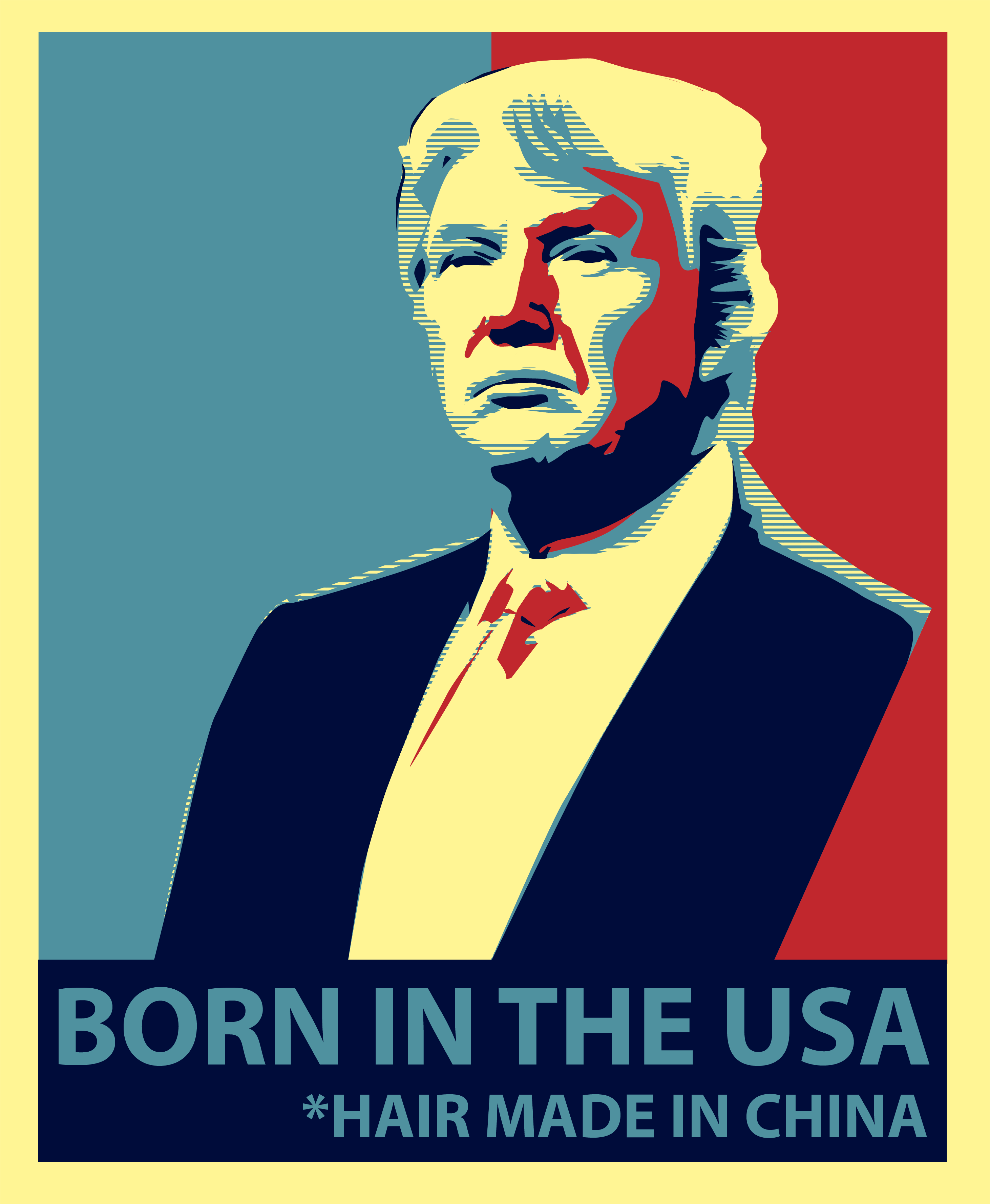 Born 1946 Became One Of Donald Trump Running For President - Born In The Usa Meme (3892x3555), Png Download