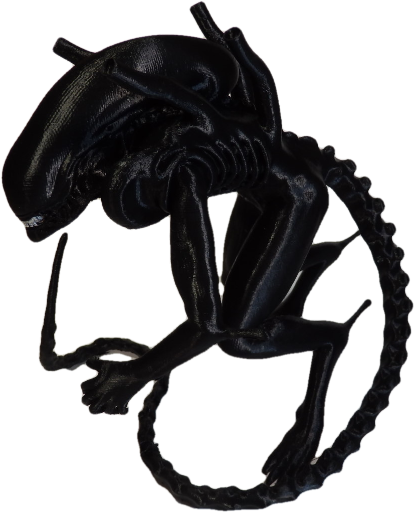 Xenomorph Warrior Drone - Mountain Bike Wheel Silhouette (900x1059), Png Download