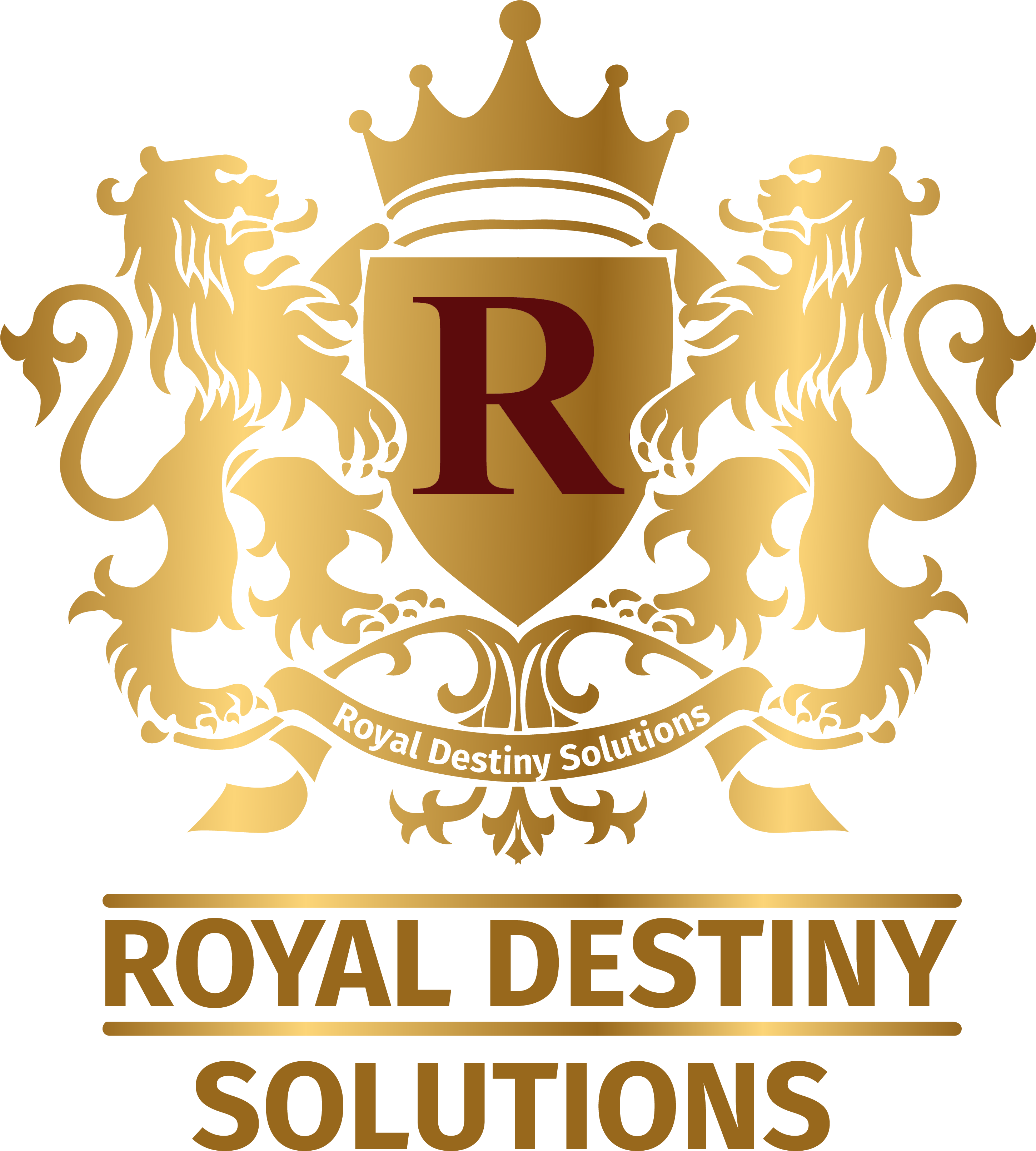 Royal Destiny Solutions - Emblem (2899x3337), Png Download