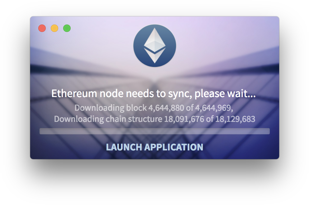 Screen Shot 2017 11 29 At 17 38 - Ethereum Wallet Sync Problem (1024x684), Png Download