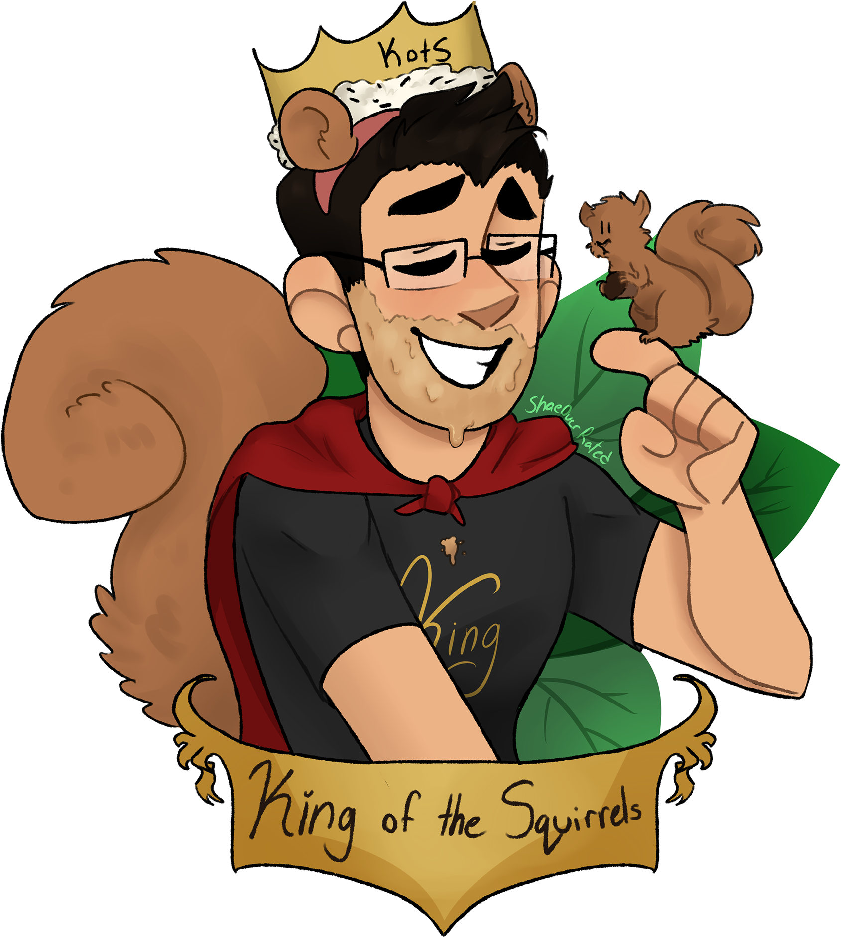 Markiplier And Egos - King Of The Squirrels (1920x1903), Png Download