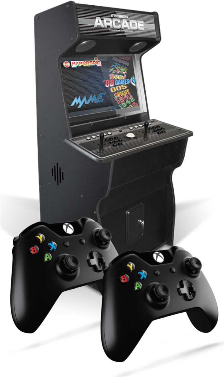 Game Media - Arcade Machine Xbox 360 And Ps3 (756x1293), Png Download