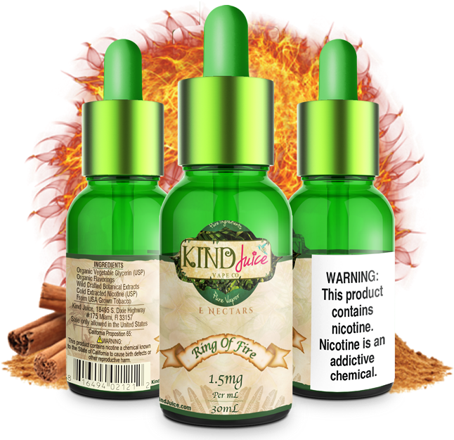 Ring Of Fire Glass Bottle (653x653), Png Download