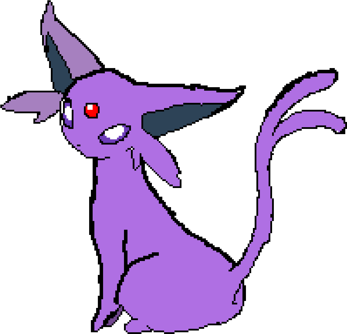 Shadow Espeon (1200x1200), Png Download