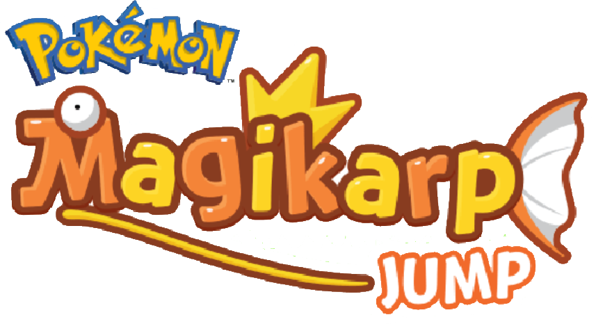 Pokemon Magikarp Jump Logo (857x466), Png Download
