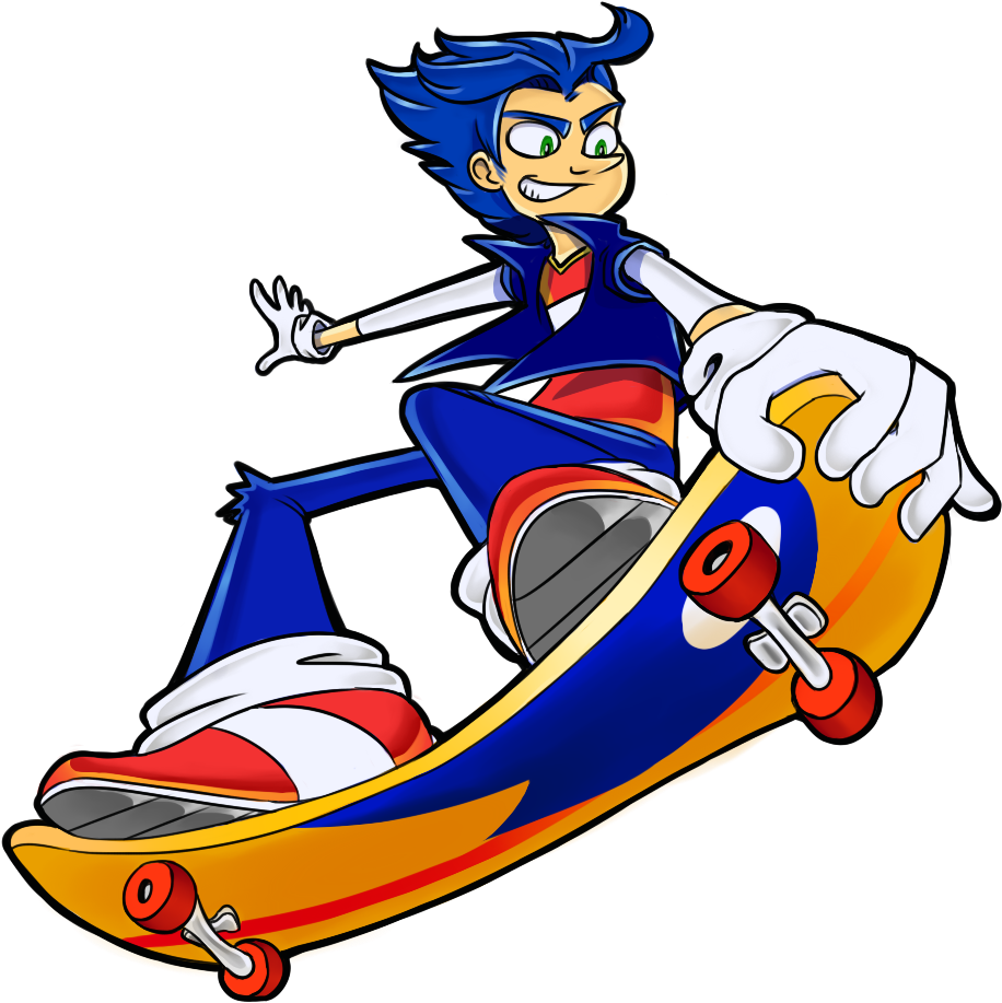 Hooman Sanic - Cartoon (953x935), Png Download