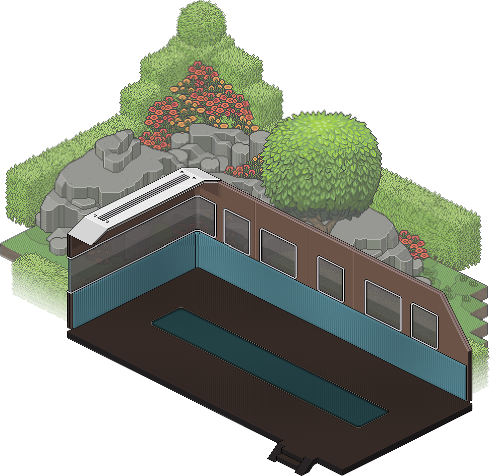 Habbo Info Bus Inside (972x943), Png Download