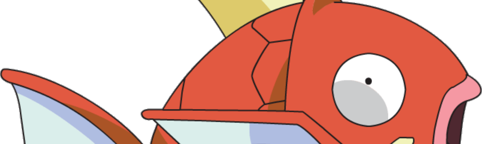 The Sham Of Early Story Deals In Video Games - Magikarp Pokemon Transparent (1600x480), Png Download