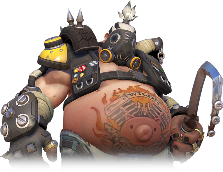 Furthermore, Roadhog's Take A Breather Ability Will - Fat Guy From Overwatch (749x576), Png Download