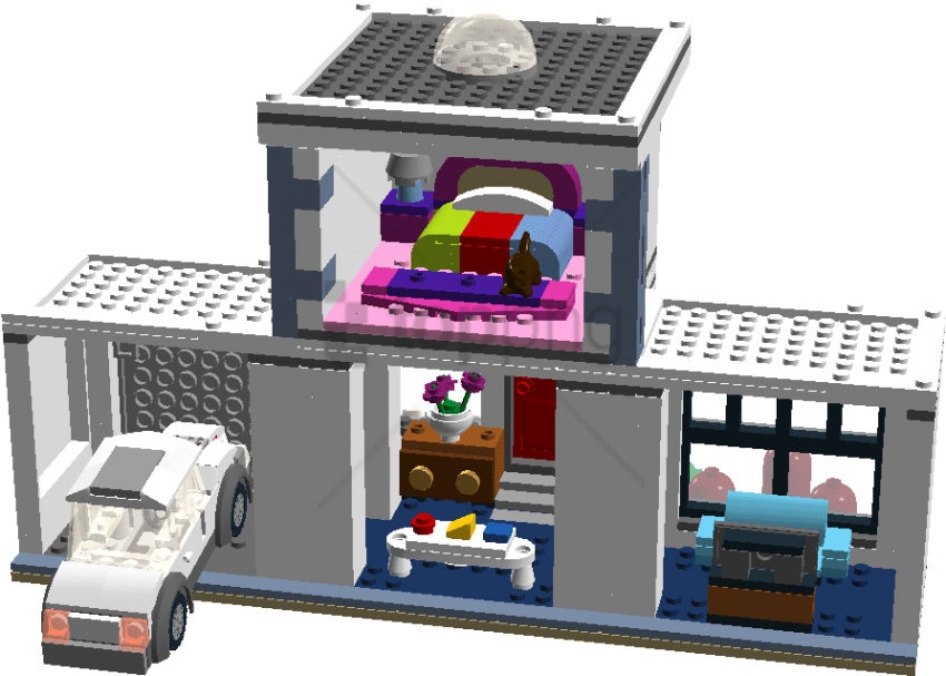 Free Png Download Powerpuff Girls Lego Sets Png Images - House (850x607), Png Download